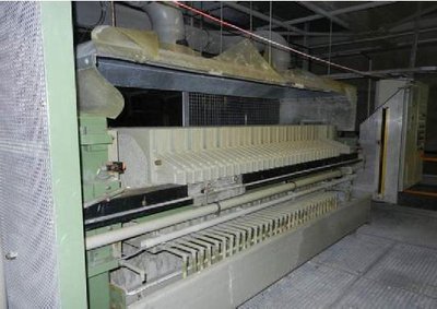 chamber filter press ANLAGENBAU-REWA / NETZSCH 800x800 Membran Mixpaket