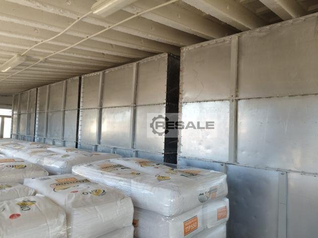 Stainless steel silos HEFELE Indor silos