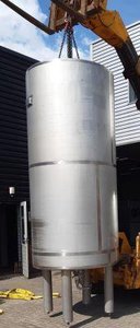 Stainless steel silos STN -; KUIPERS WOUDSEND Steriltank 3000 litre