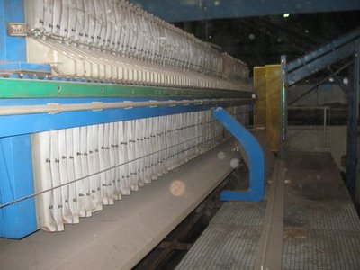 Chamber filter press Membrane filter press Plant construction REWA PASSAVANT NOGGERATH Membran 1200x1200