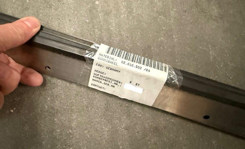 Offset printing plates HEIDELBERG Speedmaster SM 52-5-H, G2.010.502/04, GTO 52