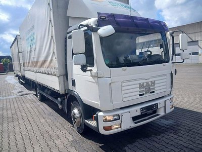MAN LKW Plane und Spriegel (MAN, TGL 8.240 4x2 BL) - Auktion!