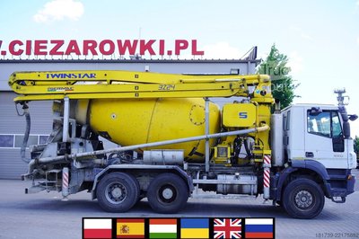 Betonpumpe Iveco Trakker 450 6x4 / Sermac Twinstar 3Z24 gebraucht
