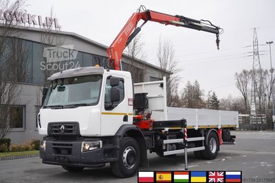 Plattform mit Kran Renault C280 DTI 8 / FASSI crane 5.6T / 560 mth gebraucht