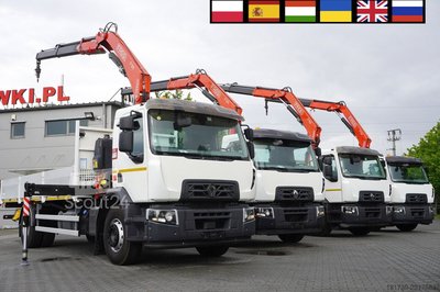 Plattform mit Kran Renault C280 DTI 8/ FASSI crane F135A.22/ 8units gebraucht