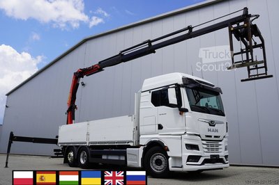 Plattform mit Kran MAN TGX 26.510 6x2 / Palfinger PK 22002-EH C gebraucht