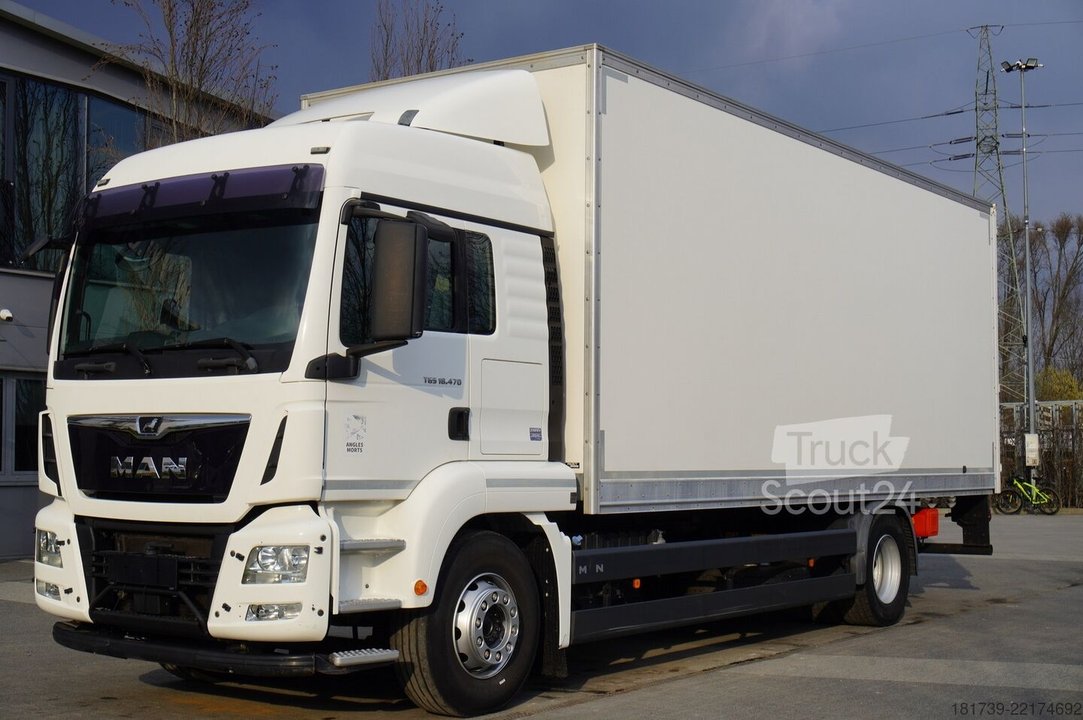 Kasten MAN TGS 18.470 4X2 BL / 18 EPAL box / Sleepe gebraucht