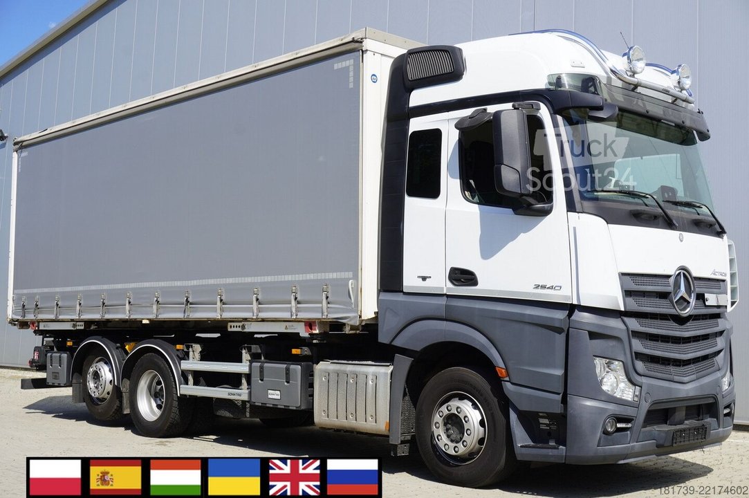Plane Mercedes-Benz Actros 2540 6×2 / 90 tho. km! / 18 EPAL gebraucht