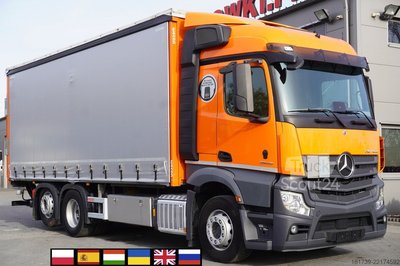 Plane Mercedes-Benz Actros 2545 6×2 MP5 / FULL ADR / Curtain gebraucht