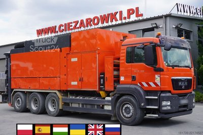 Vakuumbagger MAN TGS 35.440 8x4 / MTS SB299 vacuum excava gebraucht