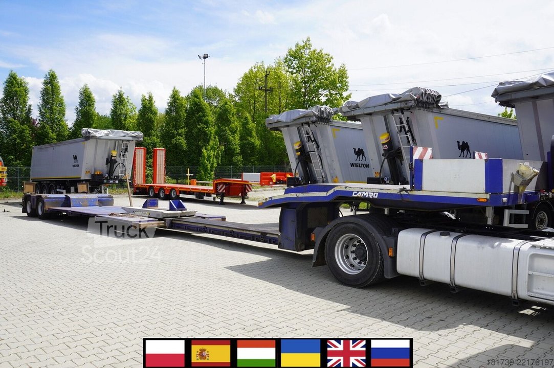 Tiefladeplattform CAMRO CN 26.20B low-bed semi-trailer/ Tiefbett gebraucht