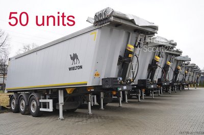 Kippauflieger Wielton NW-3 / weight 6.2 t / cap 38m3/ 50 units gebraucht
