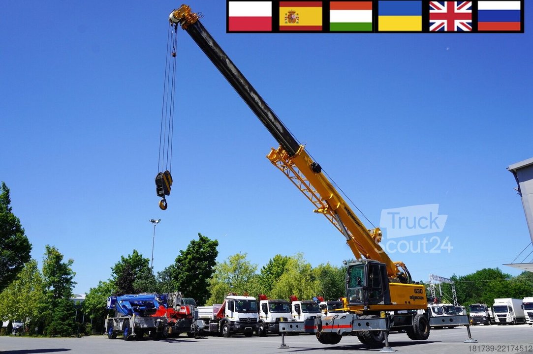 Geländekran   4 Stück Sennebogen 630 rough terrain crane / 30 m / 30 t gebraucht