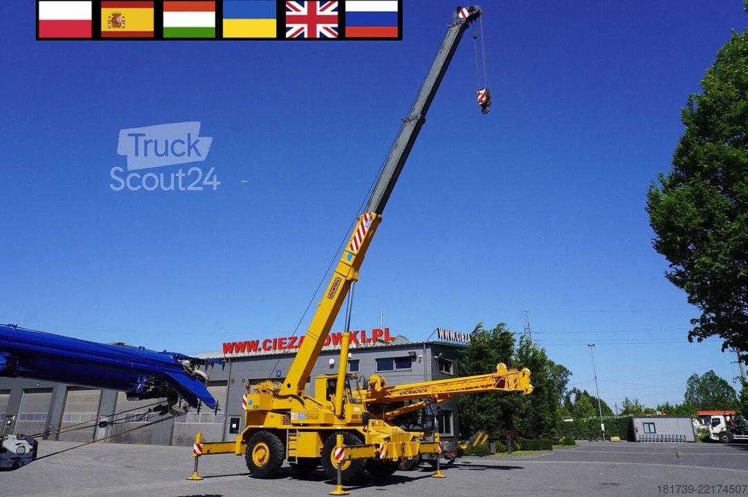 Geländekran Locatelli Gril 830 C rough terrain crane/ 1700 MTH gebraucht