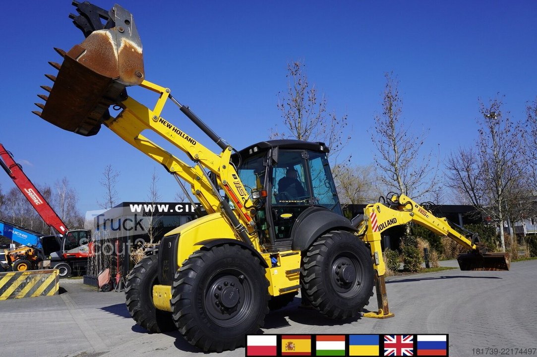 Baggerlader New Holland B 115 C backhoe loader / 1000 MTH ! gebraucht