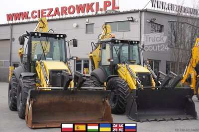 Baggerlader New Holland B 115 C backhoe loader/ 1000 MTH/ 2units gebraucht