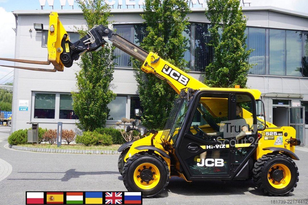 Teleskoplader JCB 525-60T5 / 2022 / 860 MTH! / joystick gebraucht