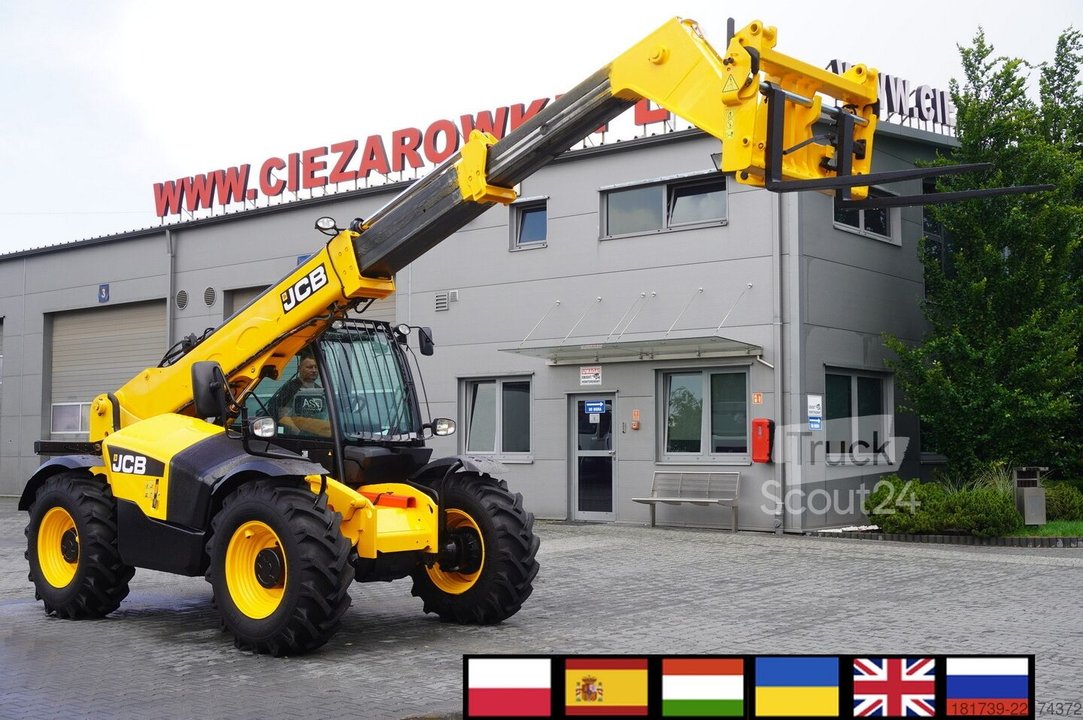 Telelader JCB 535-95 / 3.5 T / range 9.5 m / joystick gebraucht