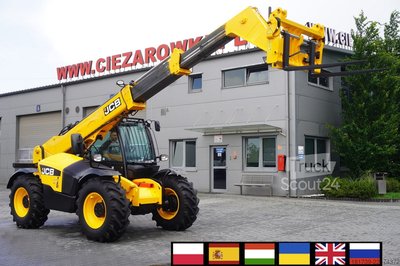 Telelader JCB 535-95 / 3.5 T / range 9.5 m / joystick gebraucht