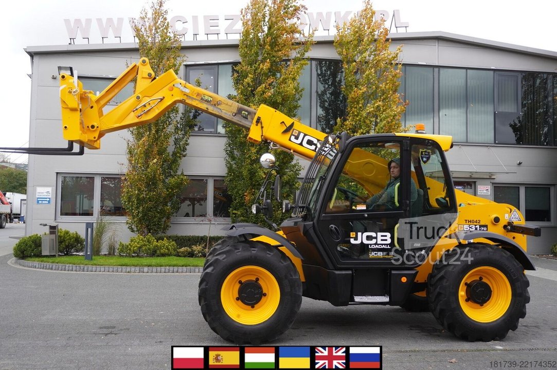 Telelader JCB 531-70/900 MTH telescopic charger!/ 3,1t gebraucht