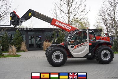 Telelader Manitou MT 730 H/ 7 m reach/ 3 t / height 190 cm gebraucht