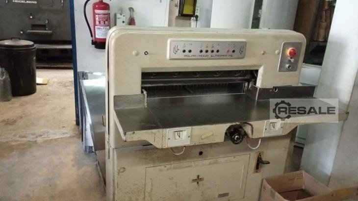 Paper cutting machines POLAR 72 EL