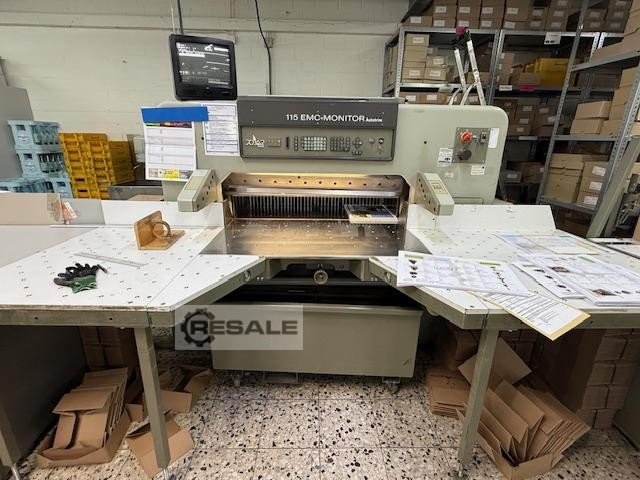 Paper cutting machines POLAR 115 EM-Mon Autotrim