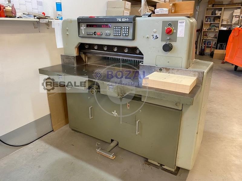Paper cutting machines POLAR 76 EM