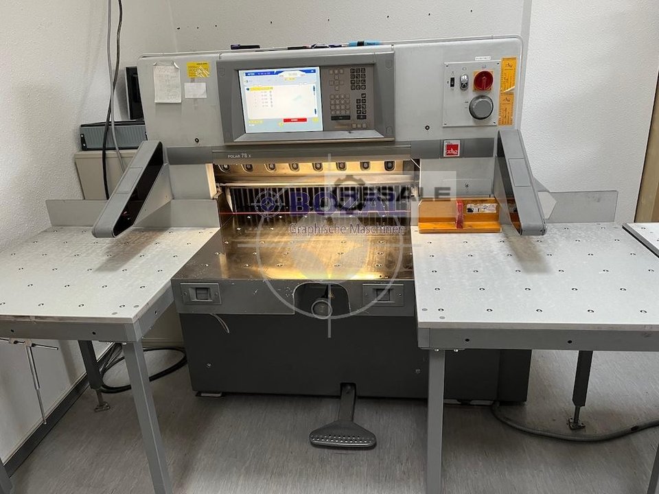 Paper cutting machines POLAR 78 X