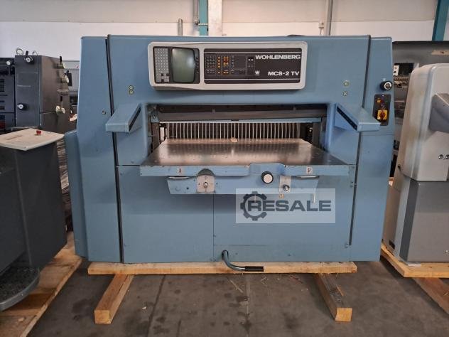 Paper cutting machines WOHLENBERG 115 MCS-2 TV