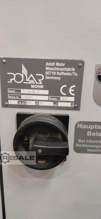 Paper cutting machines POLAR MOHR TR150BL-3