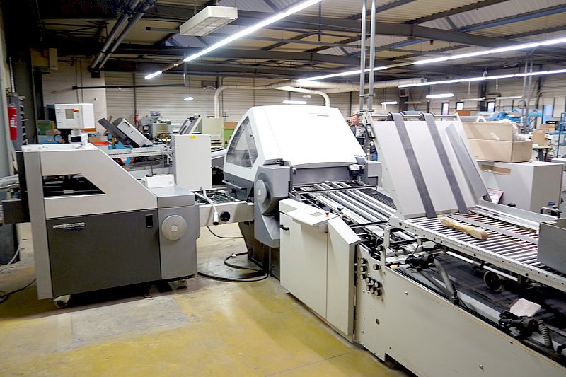 Automatic combined folding machines HEIDELBERG  RFH 66 BCUH /4 KZ 3x. Knives