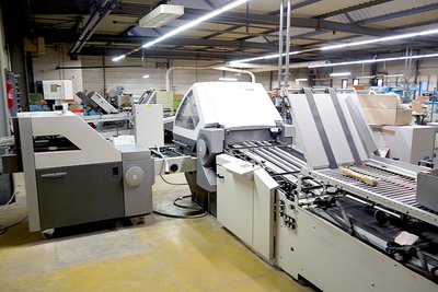 Automatic combined folding machines HEIDELBERG  RFH 66 BCUH /4 KZ 3x. Knives