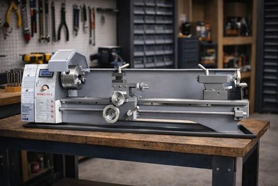 Metalldrehmaschine Drehbank Metall Tischdrehbank 50-2500 U/min