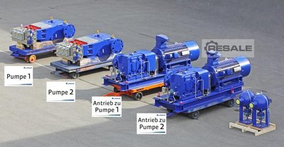 Pumps URACA Triplex Plunger Pump Unit KD82