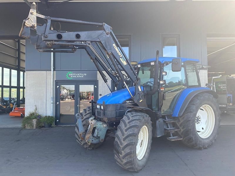 New Holland TS115 Turbo mit Stoll Frontlader nur an Export / Gewerbe