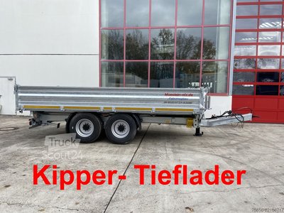 Kippanhänger Möslein TTD 14 Schwebheim  14 t Tandemkipper Tieflader Breite Reifen-- Neufahrzeug -- neu