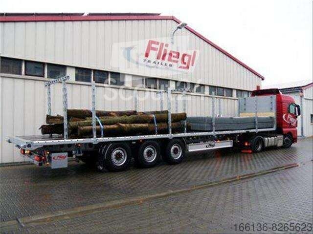 Pritsche offen Fliegl SDS 390 Baustahlmattensattel neu