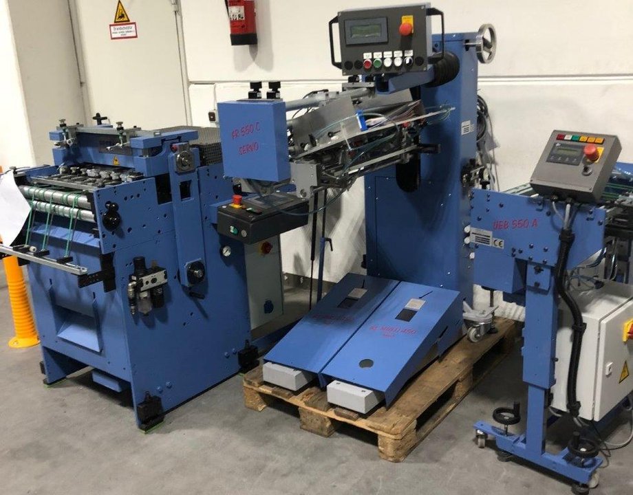 Brochure making machines BOGRAMA FR 550 Servo C