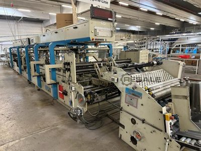 Folding box stitching machines JAGENBERG Diana 125-3