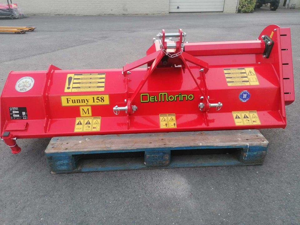 Del Morino Funny 158 Mounted flail mower for mini tractor