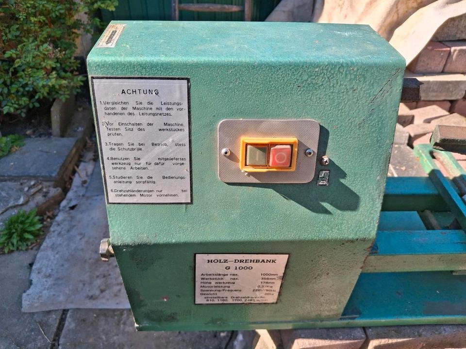 Drechselbank Güde Drehbank Holz