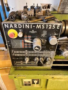 Nardini MS 125 E Drehbank, Spindel Drehmaschine