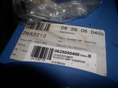 Dosing pump ELADOS diverse