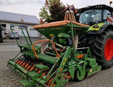 Amazone KG 302 Kreisegrubber mit Amazone AD PL 302 Sämaschine mit Rotec Scheibensäscharen