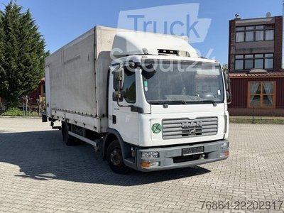 LKW mit Pritsche & Plane MAN TGL 7.180 4X2 BB TGL02/- EURO 4 gebraucht