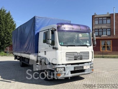 LKW mit Pritsche & Plane MAN TGL 12.210 4X2 BL EURO 4 gebraucht