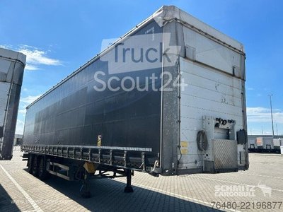 Auflieger mit Pritsche & Plane Schmitz Cargobull Schiebeplane Standard gebraucht