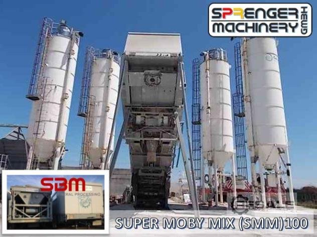 Concrete mixing machinery mobile SBM / SIMEM SSM 100 - Mobymix