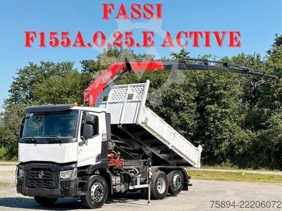 RENAULT C 380* KIPPER 4,50 m* KRAN/FUNK * TOPZUSTAND !